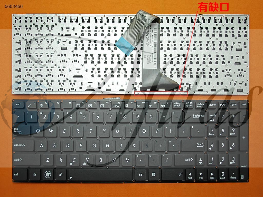 Asus kompiuterio klaviatura X550 X551X X550LD