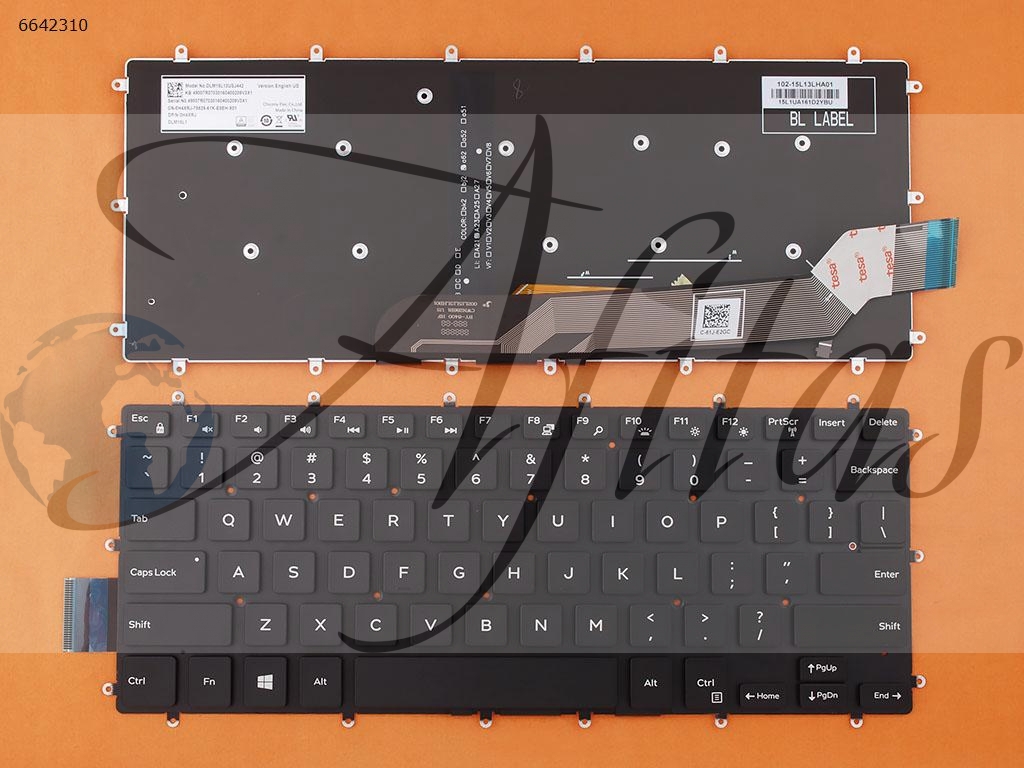 Dell Inspiron Gaming 14 7466 kompiuterio klaviatūra