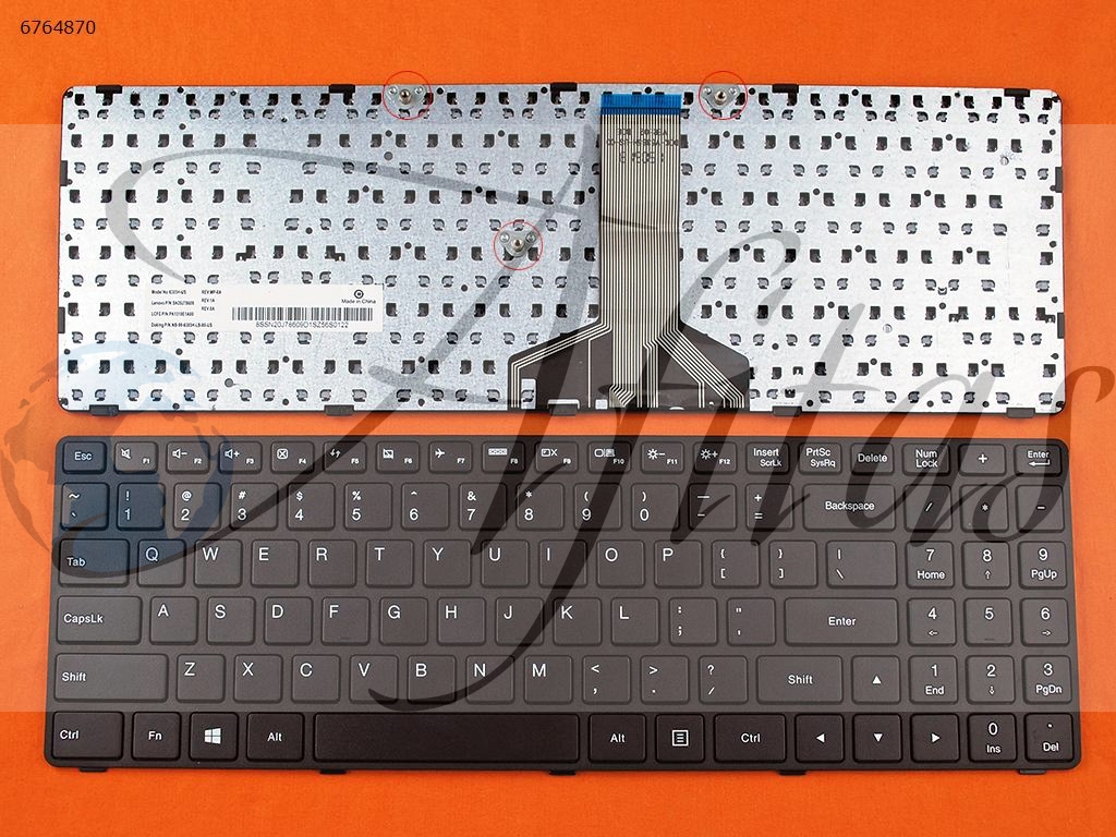 Lenovo Ideapad 100 15 kompiuterio klaviatūra