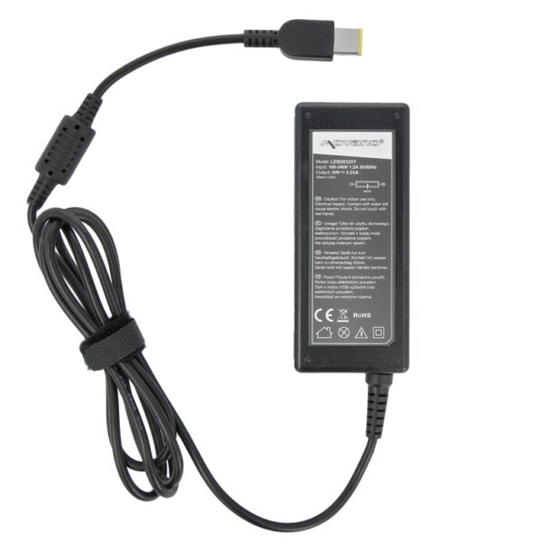 Pakrovėjas Lenovo 20v 3.25a (square 11.0x4.5 pin - Yoga) 65W