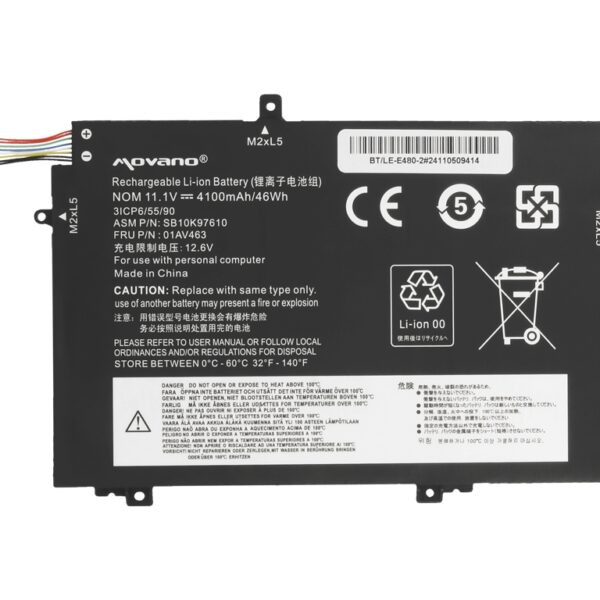 Baterija Lenovo ThinkPad L14 L15 L480 L580 neoriginali